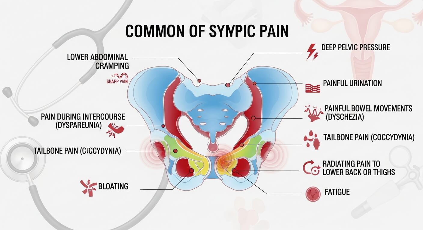 Simptome durere pelvină